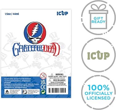 ICUP Grateful Dead Dancing Bears 4 Piece Shot Glass Set