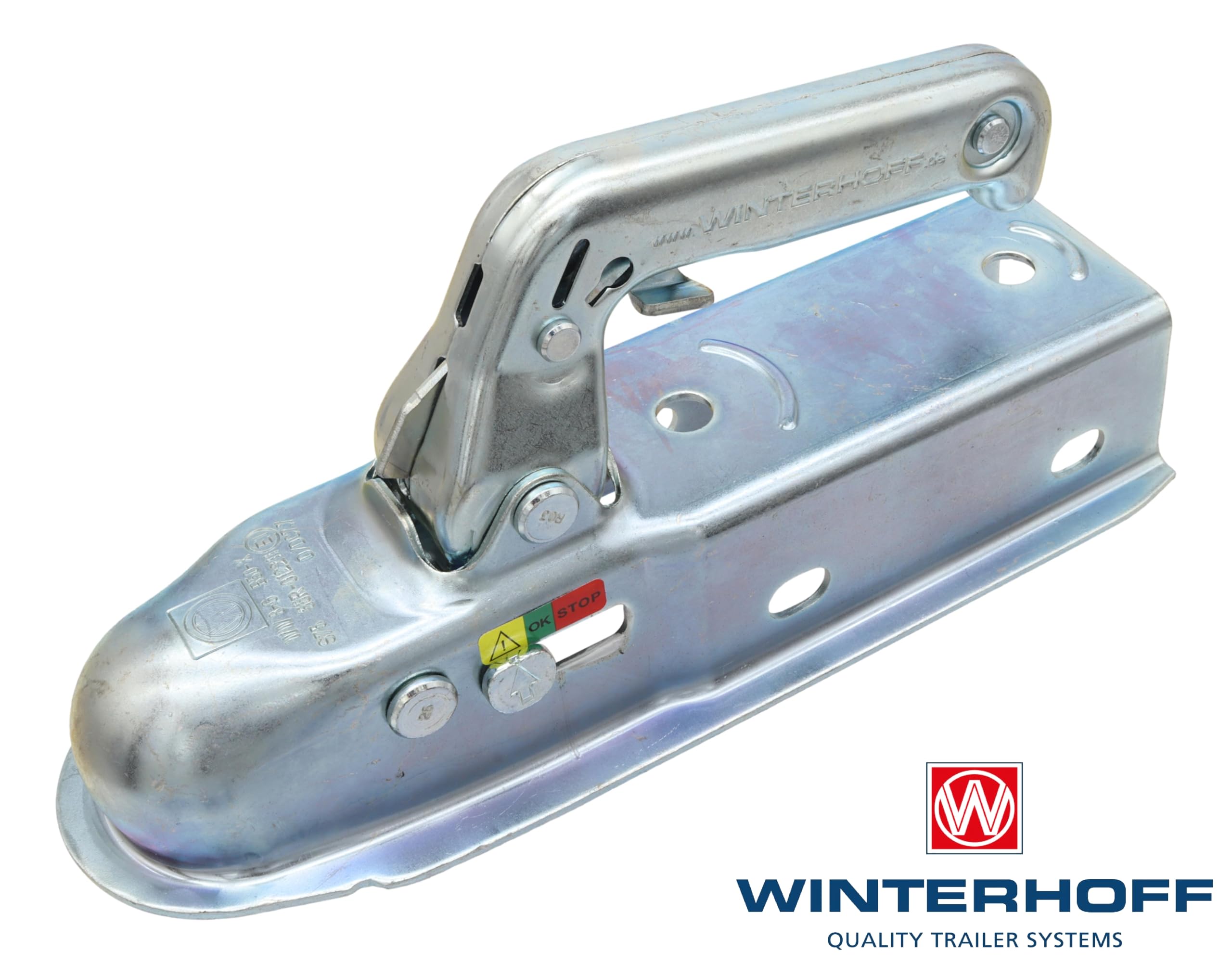 Winterhoff WW 8G Boule d'attelage pour remorque Trigano Carré 60 mm horizontal 80-90 mm vertical 90 mm