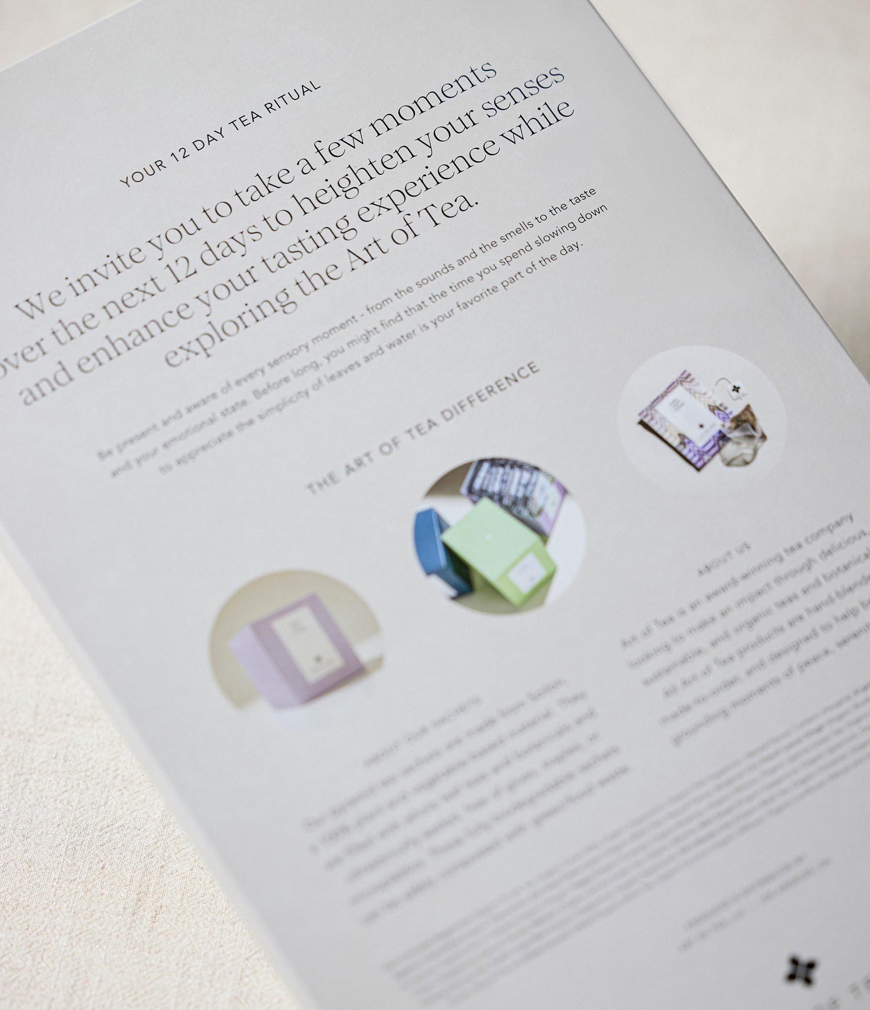 Art of Tea | Calendrier rituel | 12 jours de thé