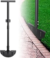 EUIJOIP Heavy Duty Lawn Edger Tool - Adjustable 34-49" Carbon Steel Blade, Comfort-Grip Handle for Clean Edges & Yard Landscaping