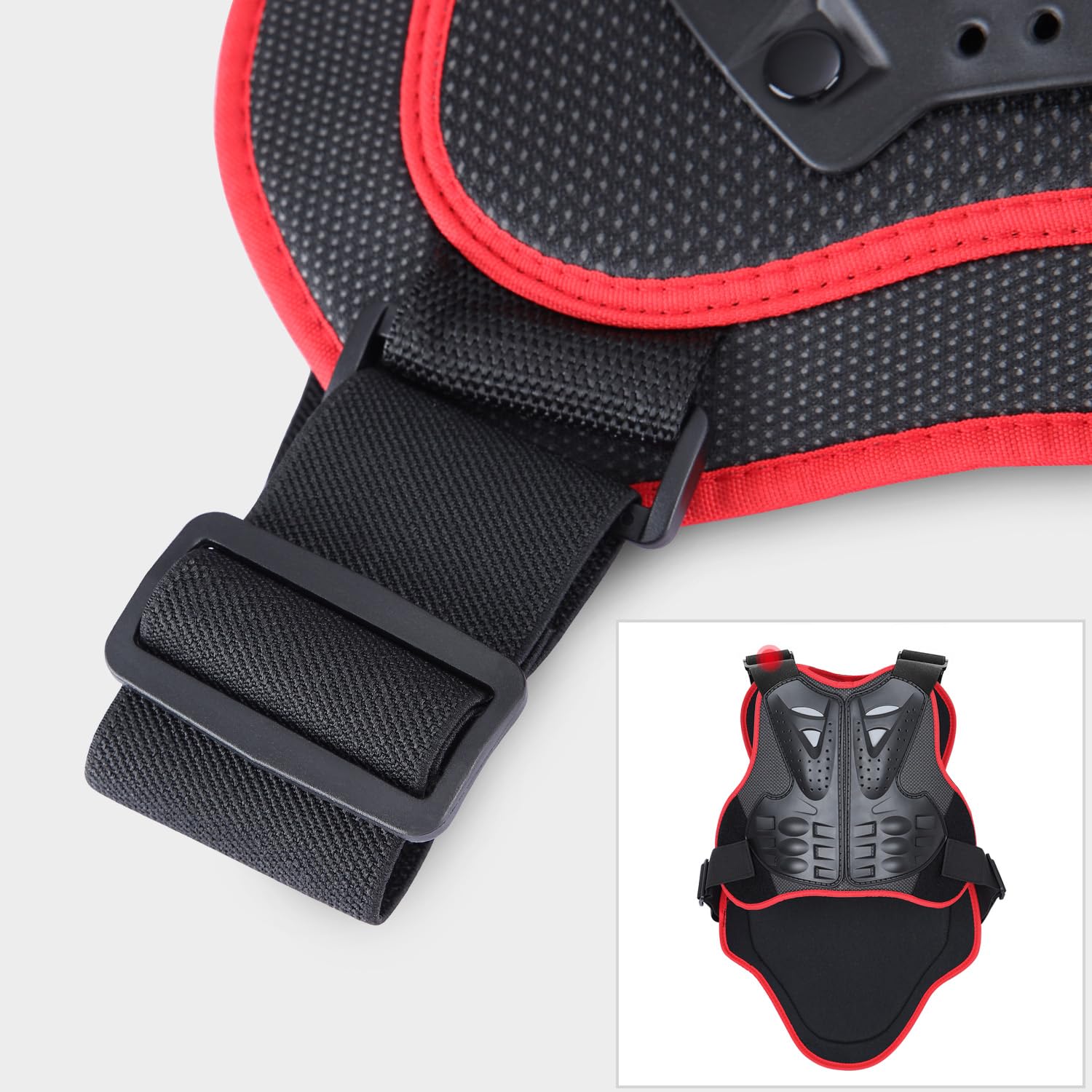 PELLOR Torace Sportivo Dorso della Colonna Vertebrale Gilet Protettivo, Equipaggiamento Protettivo Anticaduta per Motocicletta Corpo,Gilet Protettivo per Ciclismo, Sci, Equitazione, Skateboard