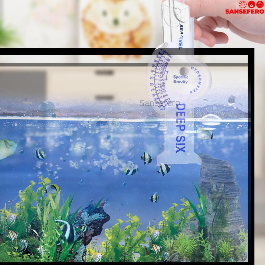 Premier Plants Deep Six Sea Level Hydrometer for Aquarium Fish Tank, Marine Sea Saltwater Automatic Hydrometer (Deep Six Hydrometer) 2