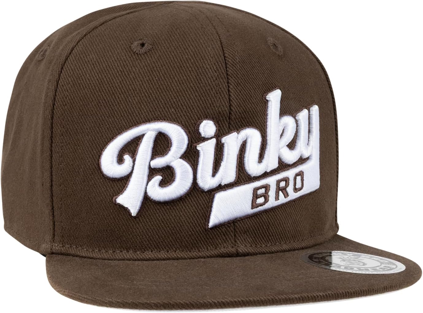 BINKYBRO Adult Snapback Hat - Cotton Cap with Adjustable Closure - Flat-Bill Outdoor Surfer Style Lightweight Quick Dry