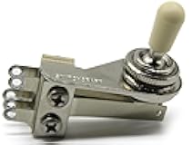 Switchcraft 3-Way Right Angle L-Type Toggle Switch w/Genuine Cream Switchcraft Tip - for Electric Guitar