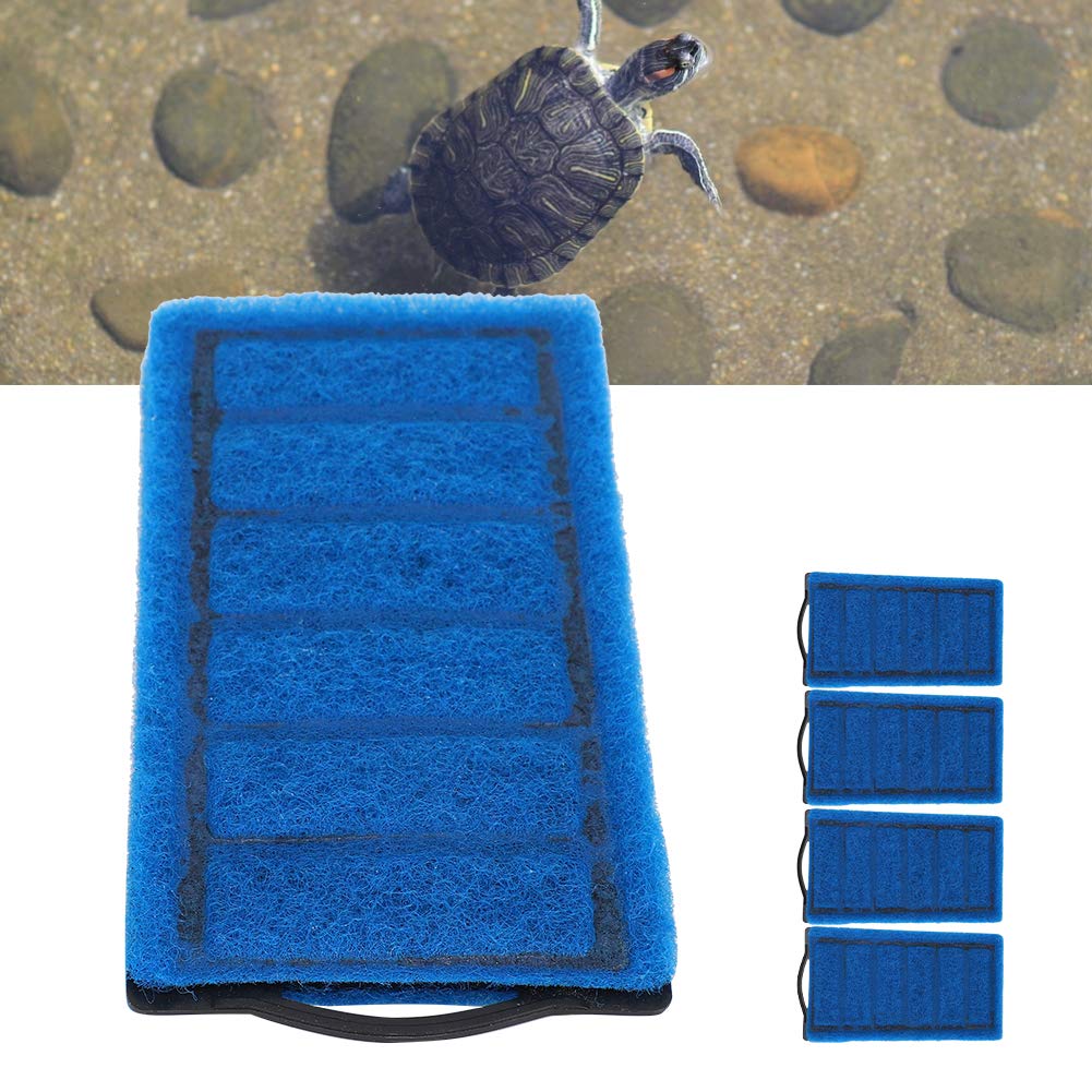 Elemento De Filtro De Acuario, Cartucho De Filtro Para Tanque De Tortuga Y Peces, 4 Piezas