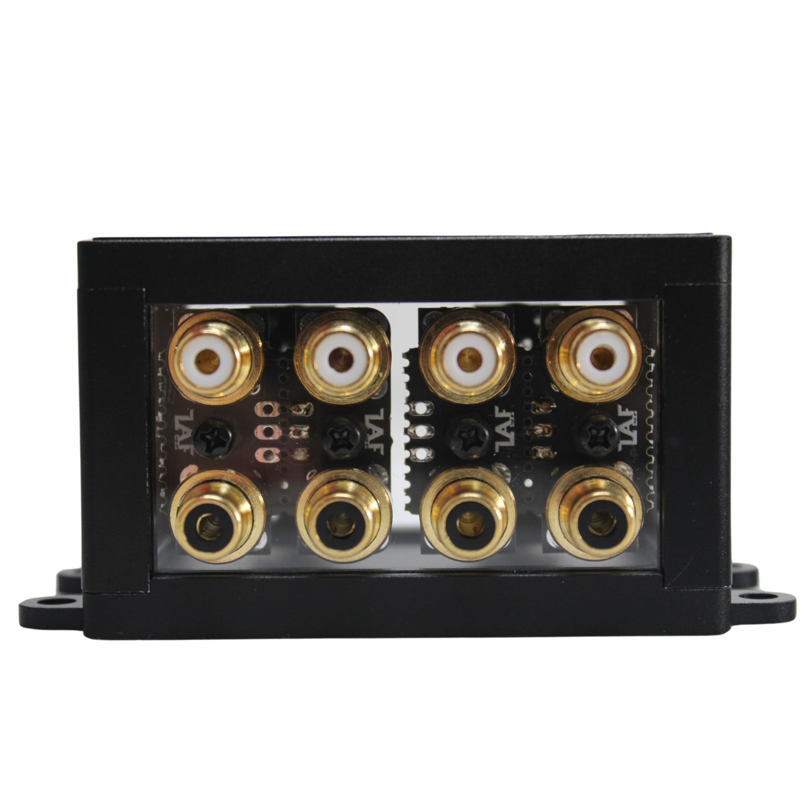 B2 Audio 2 a 4 pares Cockbox RCA Splitter Bloque de distribución