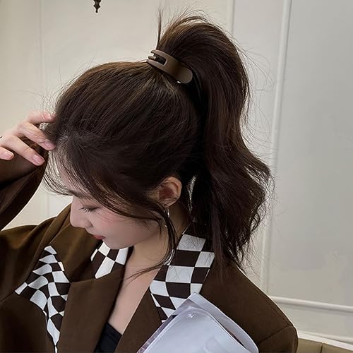 Miniatura 7 de 8 pinzas para cola de caballo mate, pinzas para el cabello para trenzar el cabello, pinzas para el cabello de sujeción fuerte, pasadores franceses,