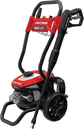 CRAFTSMAN Electric Pressure Washer, Cold Water, 1900 -PSI, 1.2-GPM, Corded