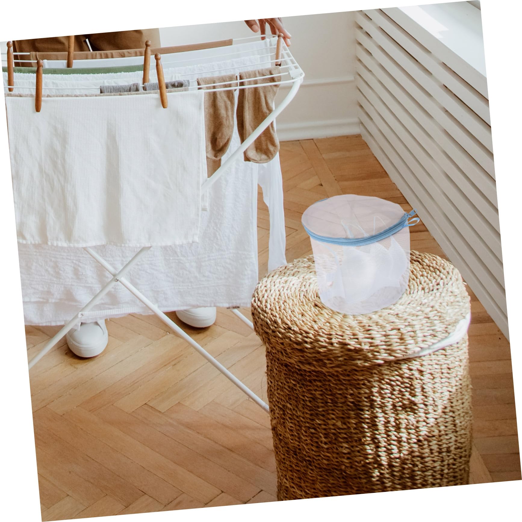 PRETYZOOM 5 Set Borse Per Il Lavaggio Del Reggiseno Borsa Bagnata Cesto Della Biancheria in Rete Sacchetti Bags Sacchi Per Bucato Borsa Per Biancheria Per Calzini Per Lavatrice 3 Pezzi * 5