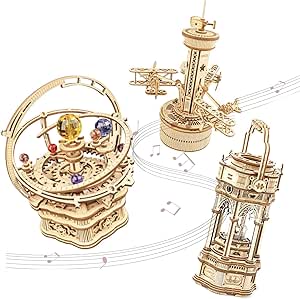 ROKR 3D Puzzle In Legno Modellini Da Costruire Wooden Puzzle Lanterna - Foto 2