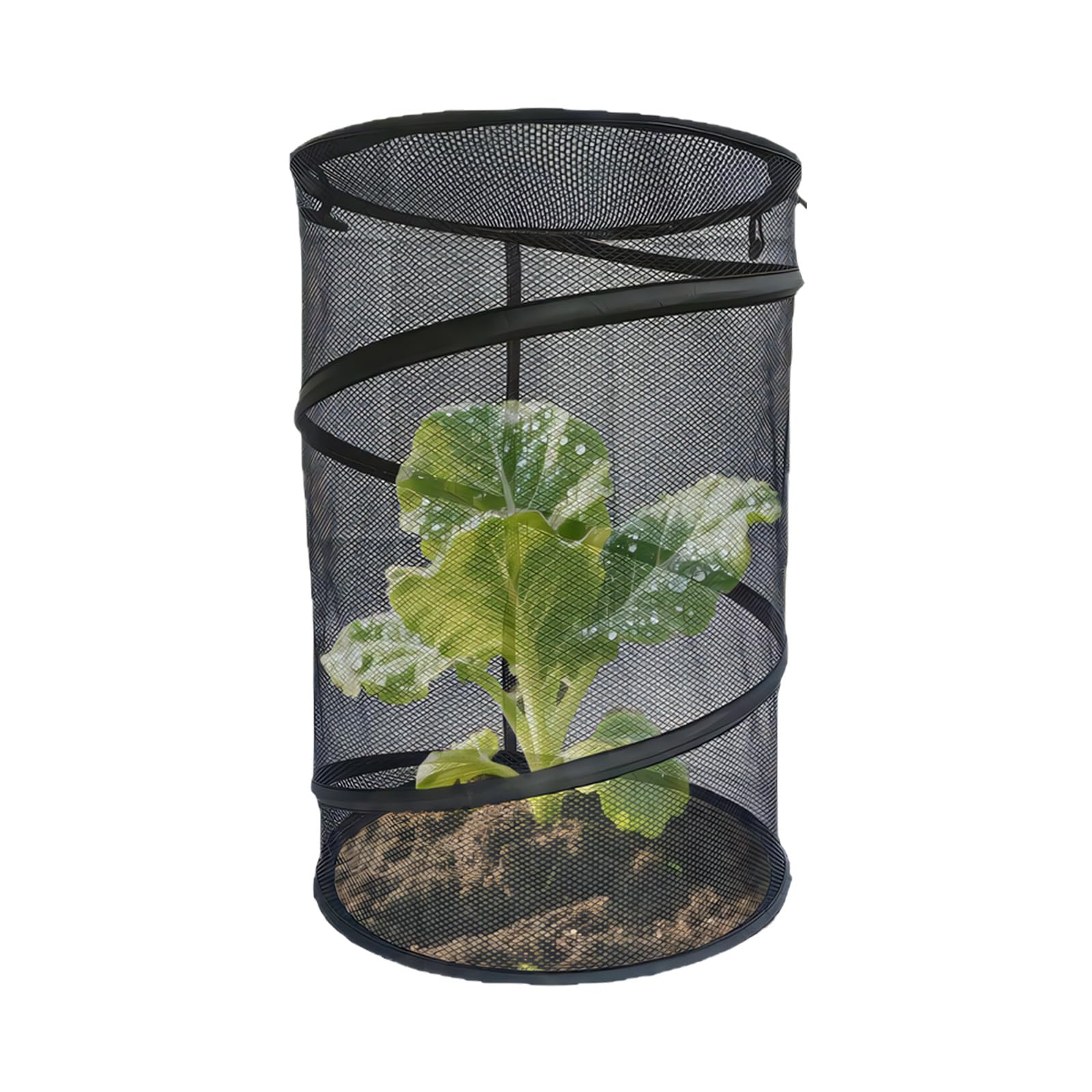 Msioytog Black Ventilated Extendable Net Enclosure For Bushes Perfect For Error Deterrence And Air Circulation Pestmanagement Plant Tent