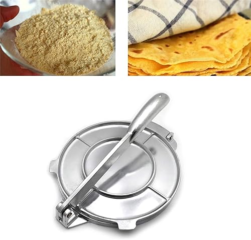 SMT - Prensa de Tortilla de Aluminio 6" Ancho 10" Mango Maquina para hacer tortillas PN SMT-ET-COOK005-16-SR