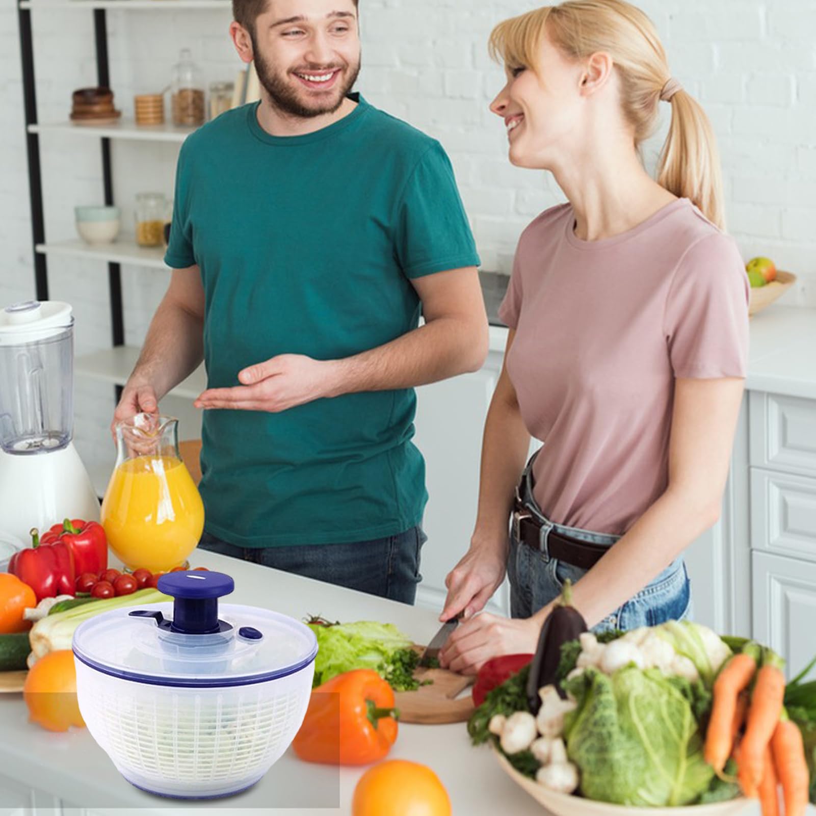 Fruit Cleaner Spinner, fruit- en groentewasmachine met