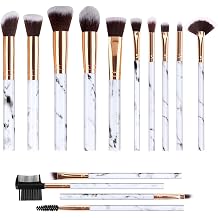 Makeup Brush Set Marble 14 Pieces Makeup Brush Set with Eyeshadow Brush Foundation Eyeshadow Concealer Eyeshadow Makeup Brush