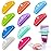 LOVEINUSA Toothpaste Tube Squeezer Dispenser, 10PCS Toothpaste Roller Squeezer Tool Tooth Paste Cap Holder for Bathroom, Assorted Colors