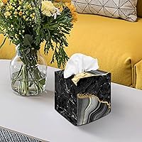 Vista 136 de Tissue Box Cover Square Decorative Tissue Box Holder Cute Funny Cube Tissue Case Cover-Alpaca Tissue Box Cover
