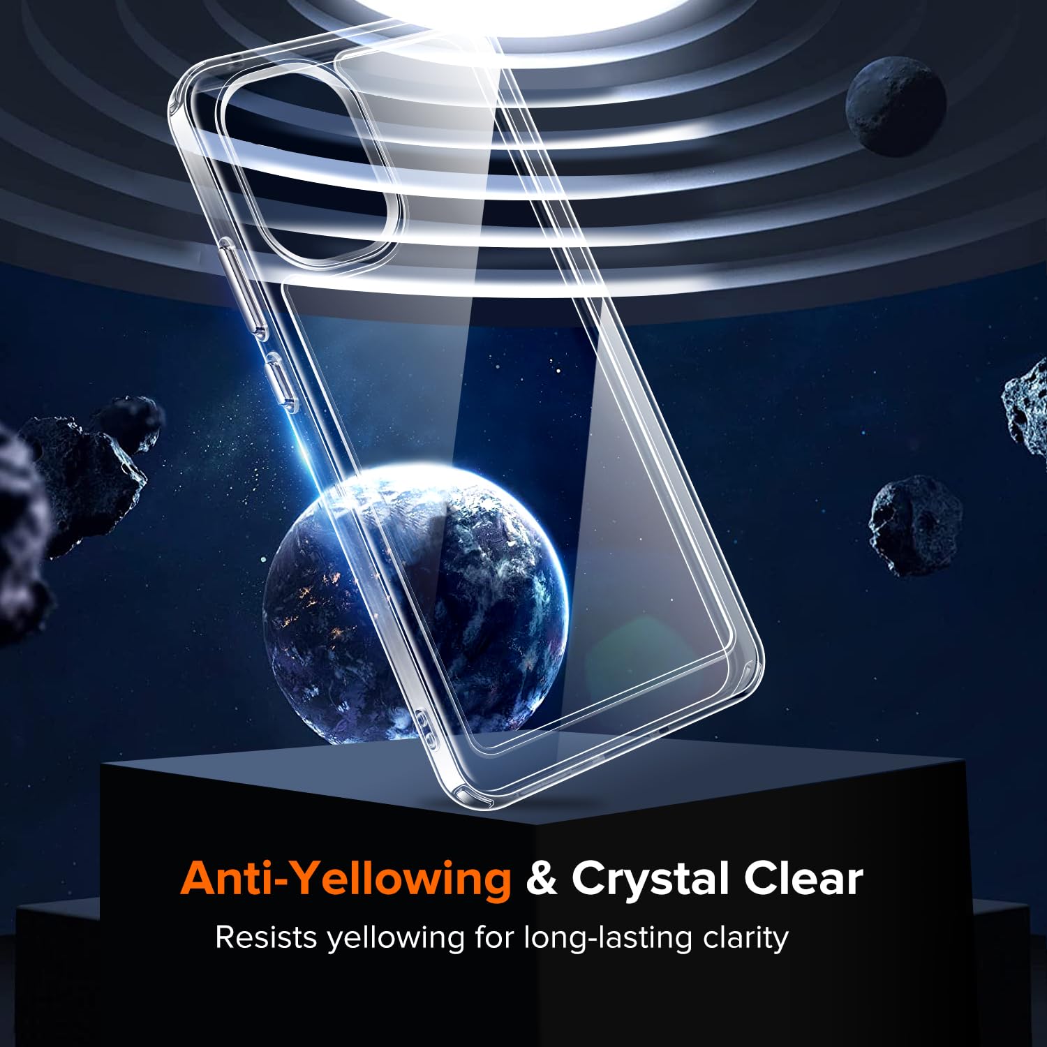 ivoler Etui Anti-Yellow do Oneplus Nord CE 5 5G z 2 częściami ze szkła hartowanego, [ochrona wojskowa] Ochronna obudowa odporna na wstrząsy odporna na zarysowania przezroczysta obudowa zderzaka