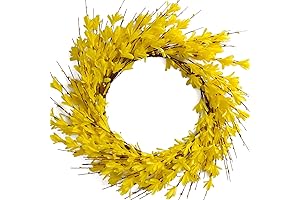Forsythia Wreath: A Vibrant Spring Welcome for Your Front Door