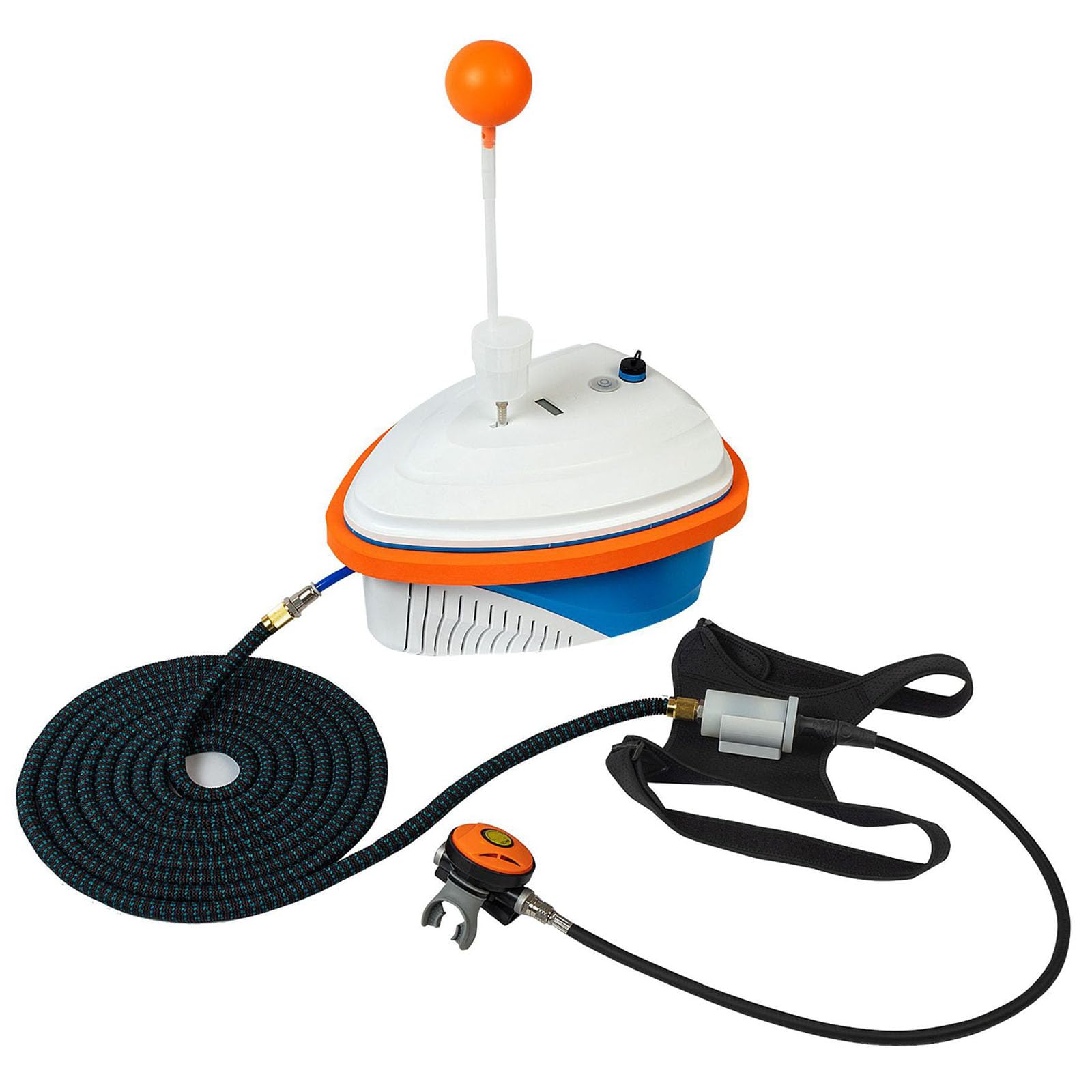 Enpvneer Scuba Diving System, Electric Diving Respirator, Rechargeable Tankless Dive System, with 55.8 ft Breathing Hose, 7-10 hours Usage Time, for Snorkeling, Underwater Breathing