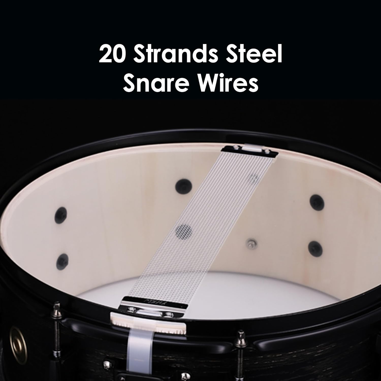 Tama Woodworks Snare Drum - 8 x 14-inch - Black Oak Wrap
