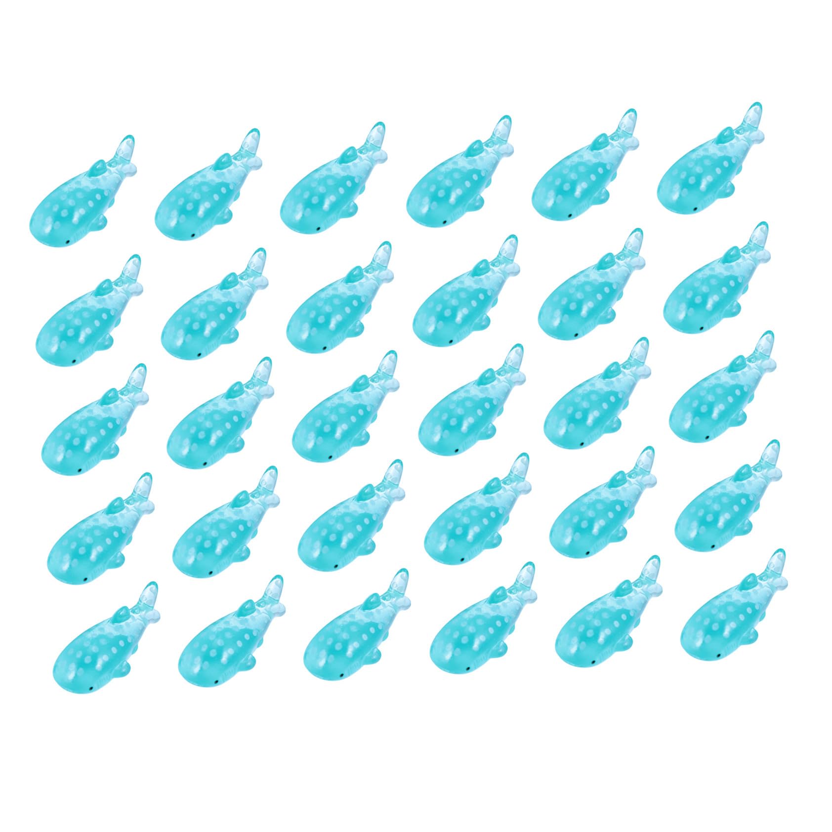 Angoily 150pièces Décoration Aquarium Mini Whales Accessoires Animaux Colorés pour Poissons Et Paysage Aquatique