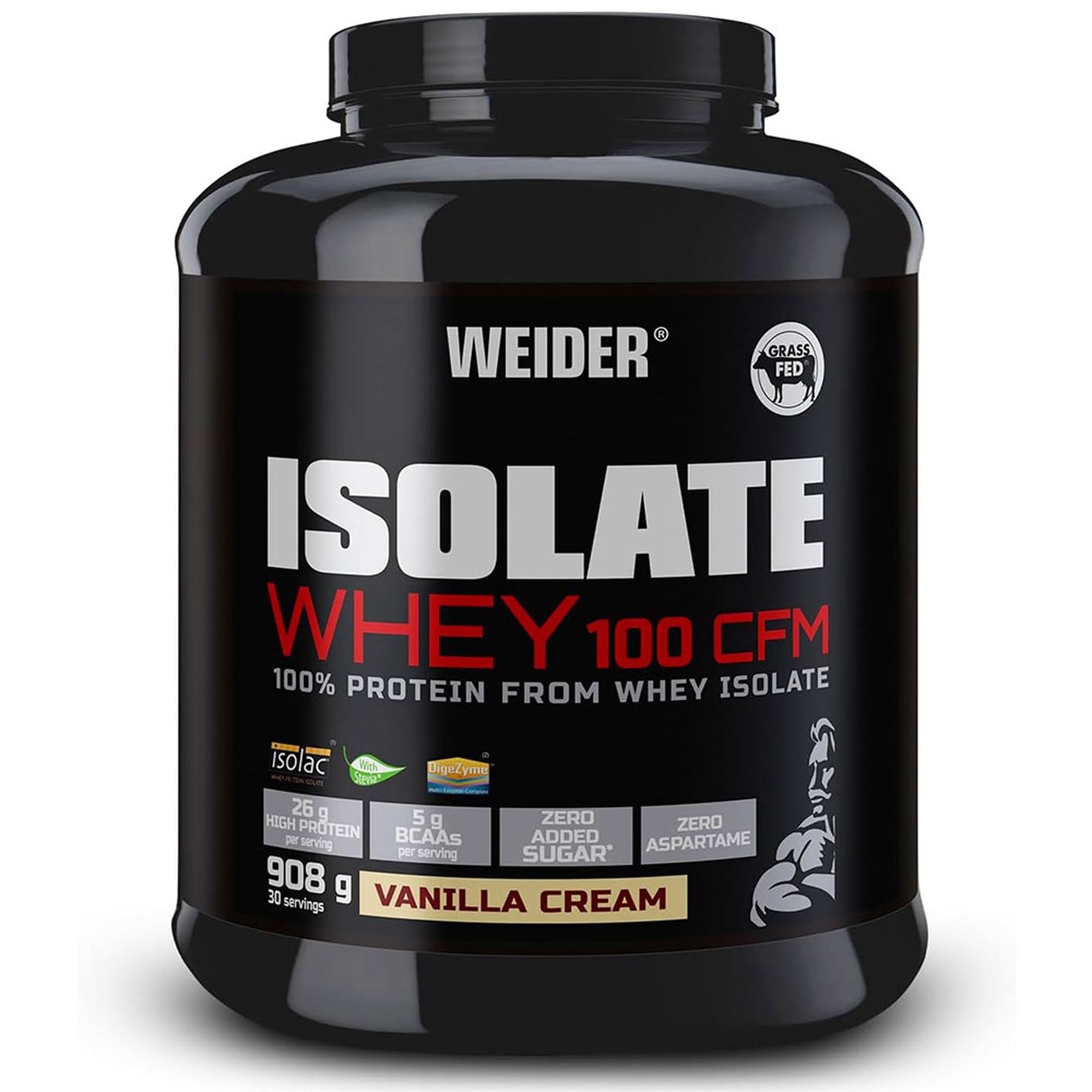 Weider Isolate Whey 100 CFM (2000g) Vanilla Cream - Białka - Izolat białka serwatkowego