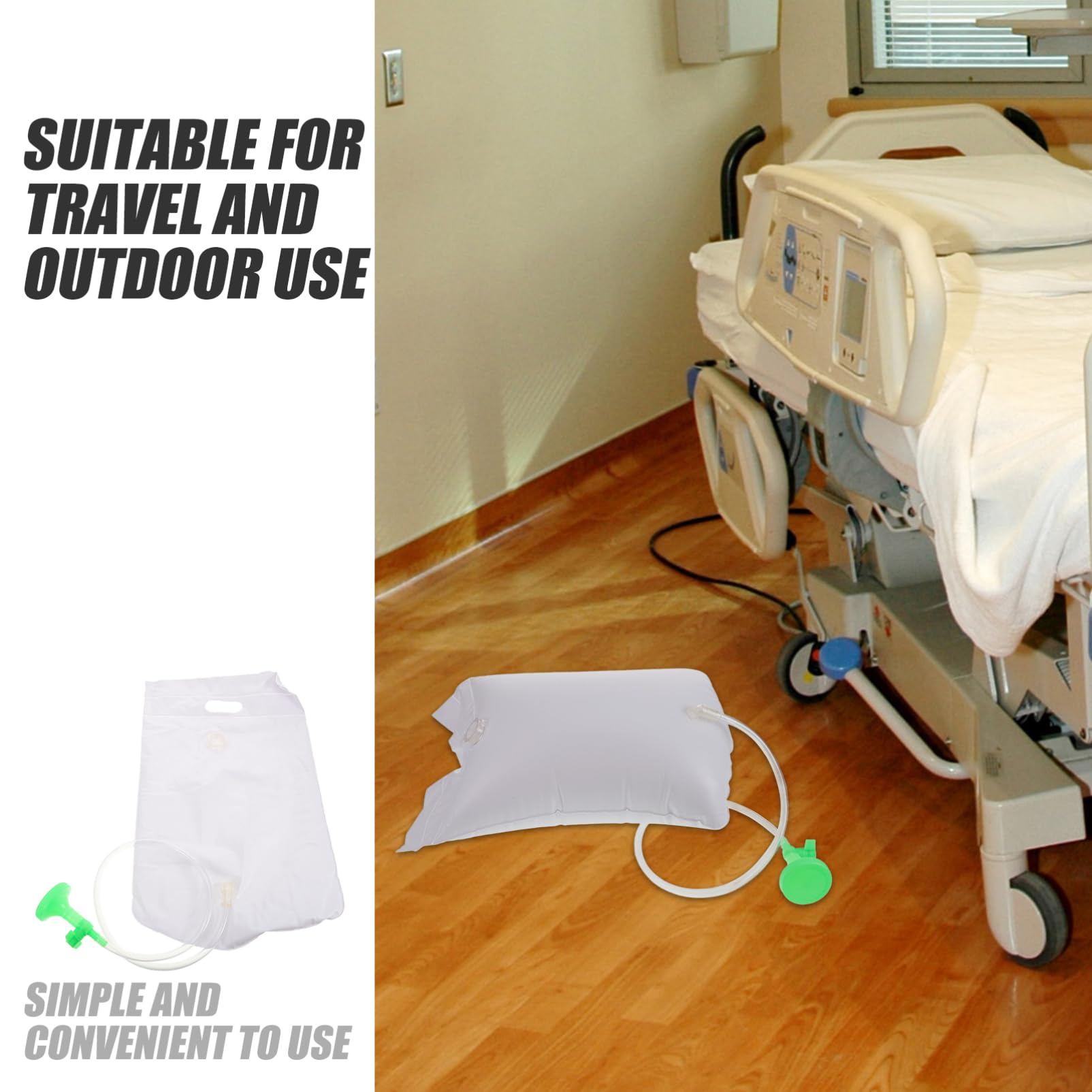 FOMIYES Pcs Travel Shower Bag for Elderly Portable Water Bag Shower for Pregnant Women Bedside