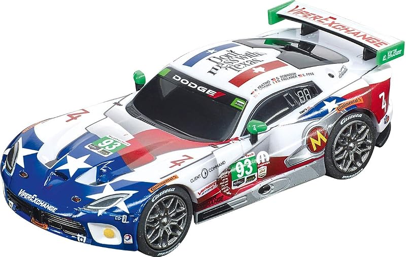 Carrera GO 2015 SRT Viper Ben Keating Team, No.93 1:43 Scale Slot Car | Compatible with all Carrera GO electric & battery race tracks, 1:43 scale, analog slot car toy, replacement or expansion car
