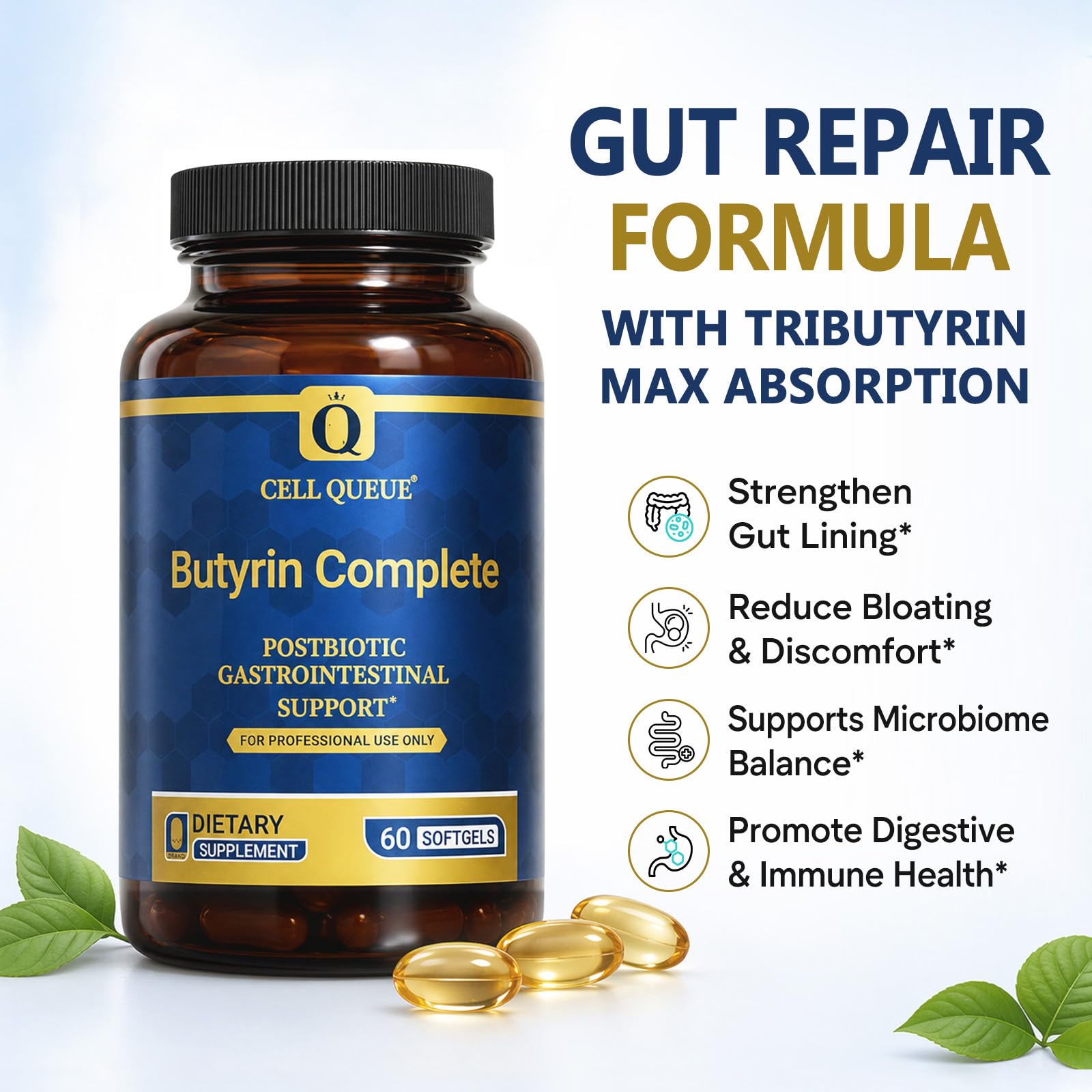 Butyrin Complete Butyrate Supplement with Tributyrin for Gut Health — Amazon image 2
