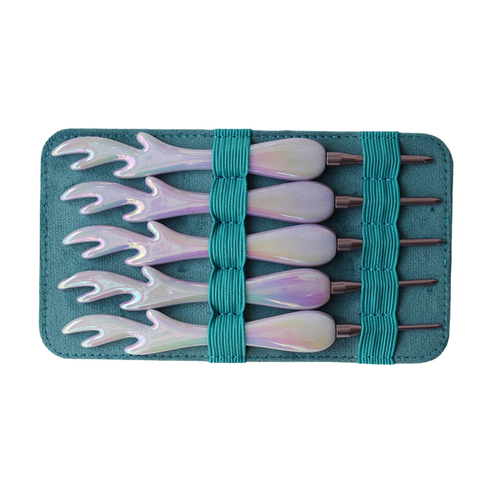 Hook with Large Ergonomic Handle for Comfortable Knitting and Crafting Projects Acrylic Crochet Hook with Large Ergonomic Handle
