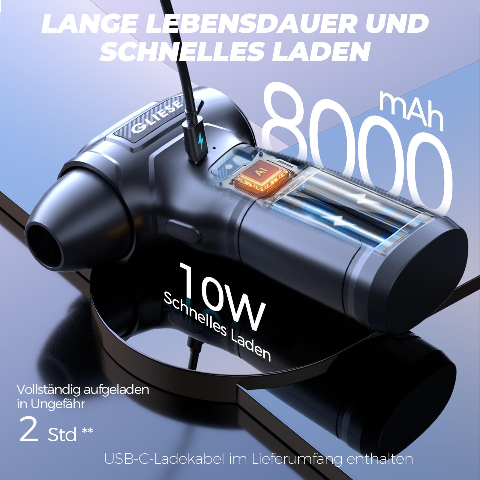 Luchtblazer - Turbo Blazer - Accu - Brushless Motor - 4 Snelheden - 30