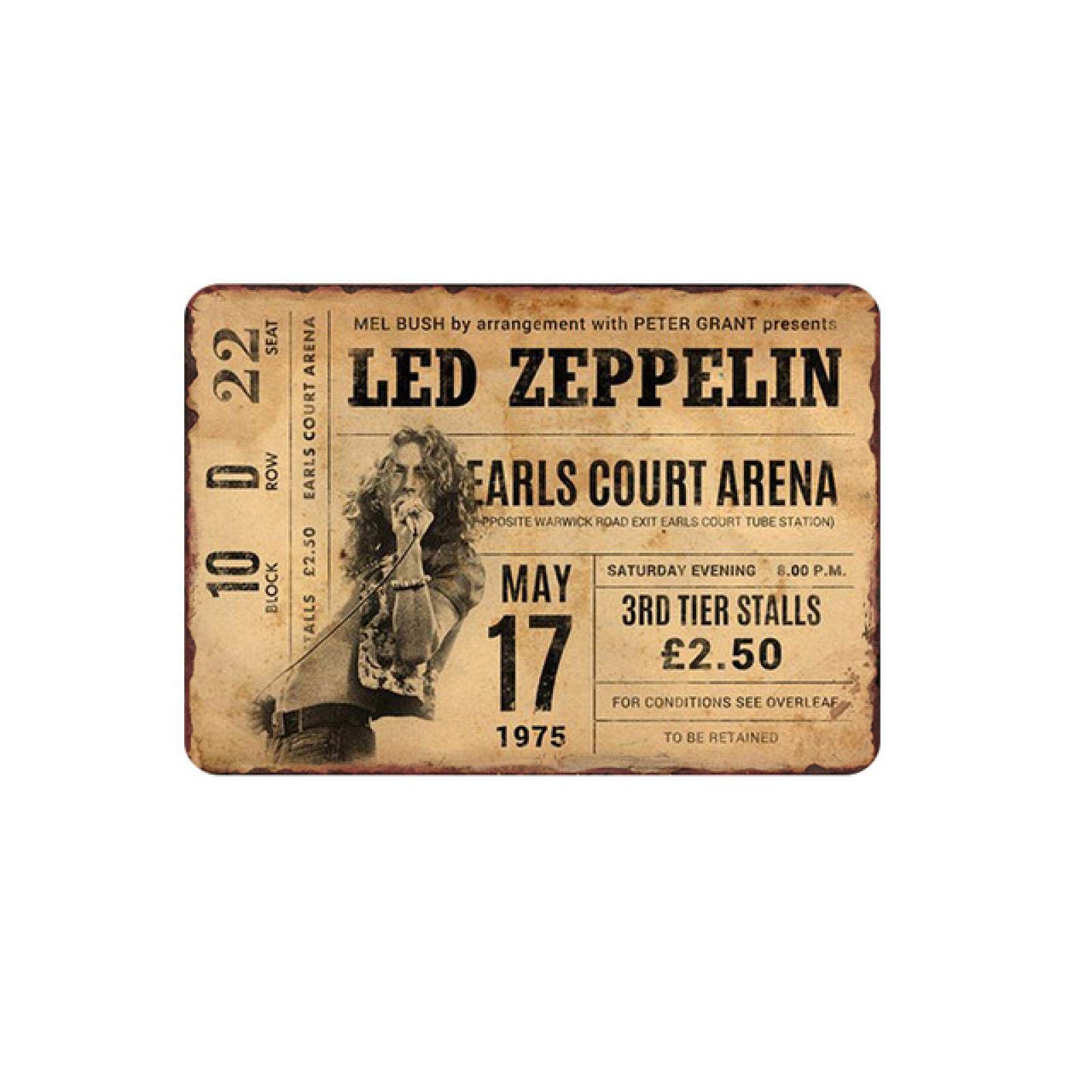 빈티지 초라한 유명 포스터 록 바 펍 록 클럽 셀러 빈티지 철판 주석판 20 X 30CM 6-Freehip.co.kr