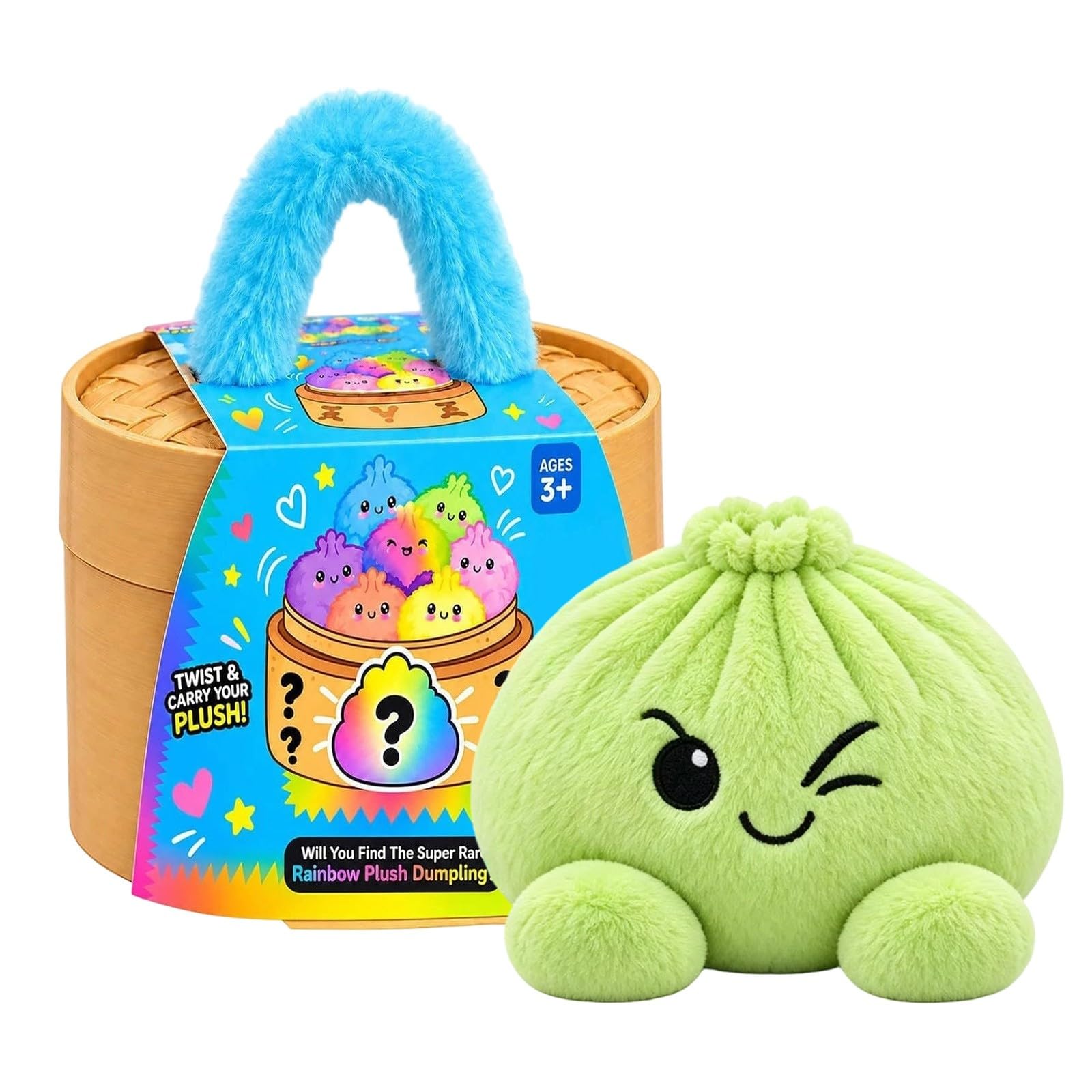 Giant Dumpling Squishy 2026 Squishy Dumpling Cute Plush Giant Squishys Mystery Dumplings Christmas Halloween Dumplings Squishies Toys Large Rainbow Adult Fidget Buns Blind Box Toys — image 1
