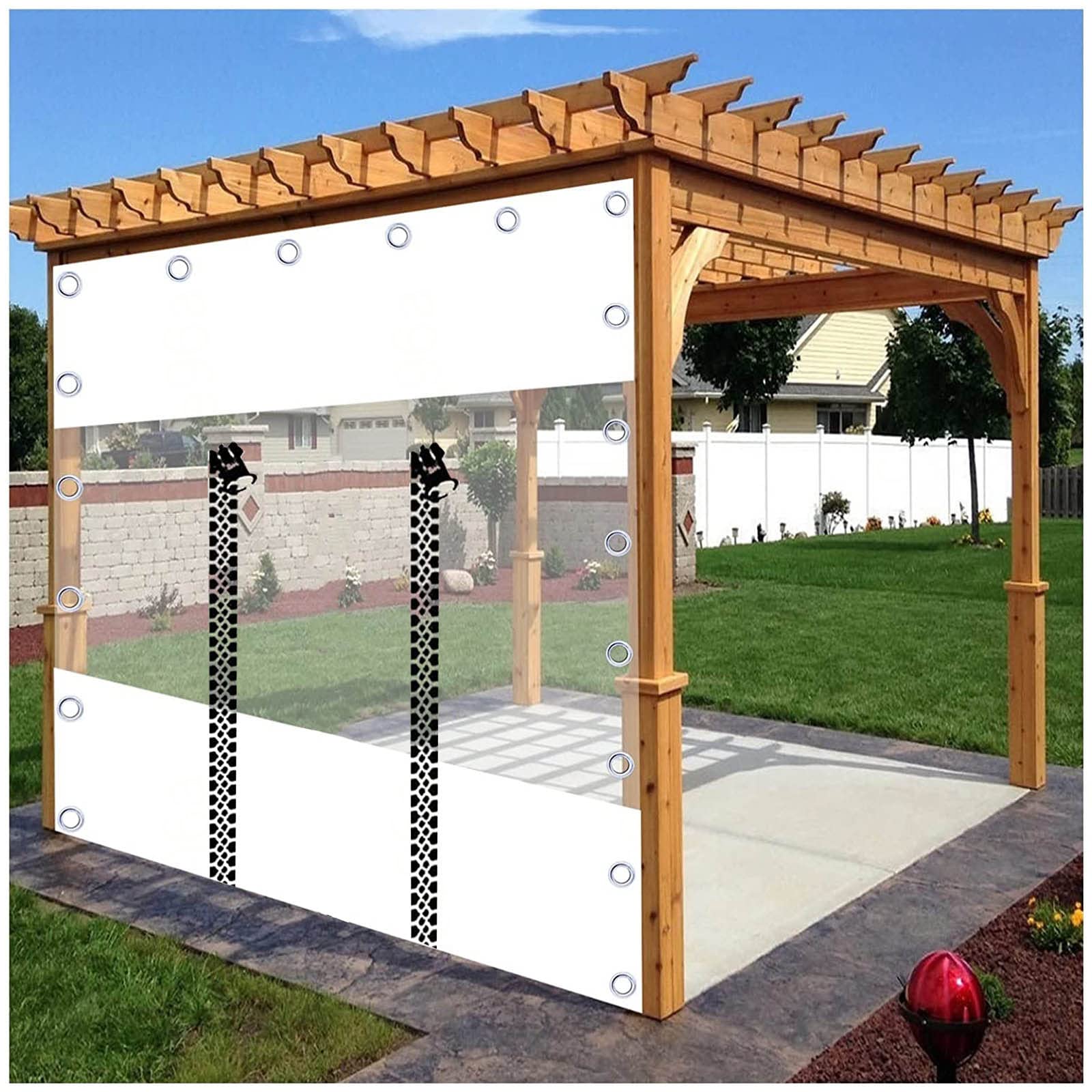 plastik markise Sonakia Durchsichtige Outdoor-planenvorhänge, wasserdichte Pergola-planen-seitenwände, Transparente PVC-Plastik-schutzplanenabdeckung Mit FX CHASSIS COLOR:Black Chassis / Aqua Details Scott Ransom 600 (2026) Abenteuer