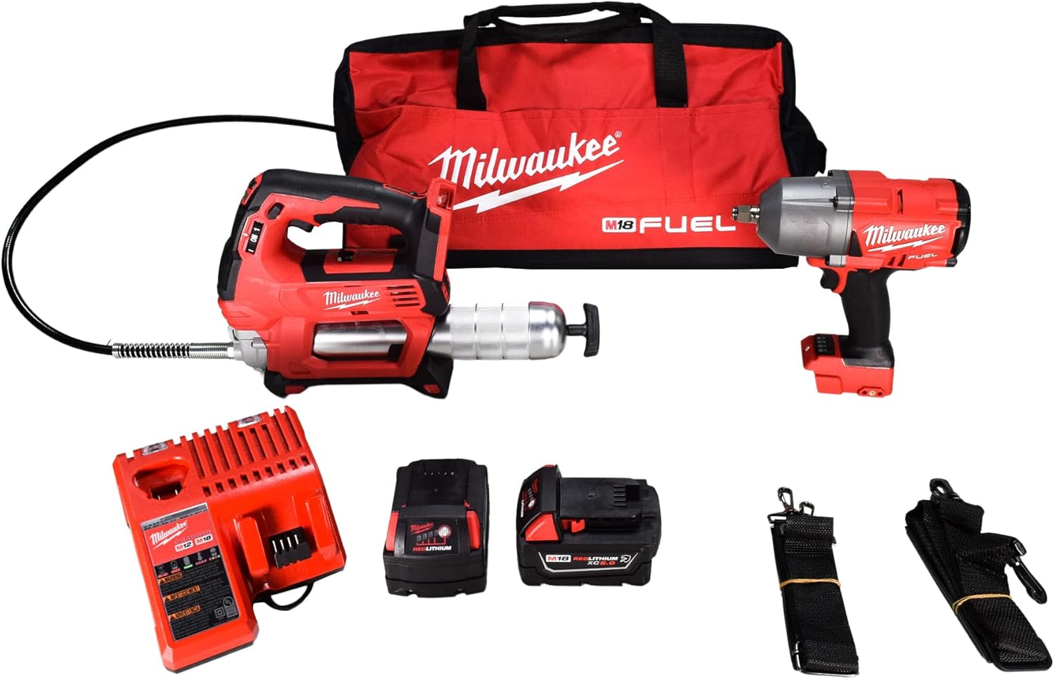 Grease gun kit Milwaukee M18 276722GR, Impact Wrenches Amazon Canada