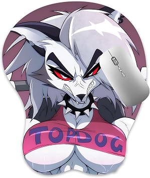 3D Mouse Pad Oppai Mousepad with Soft Gel Wrist Rest Anime Manga Gaming Boob pad Anti-Slip Mouse Mat loonaa 25
