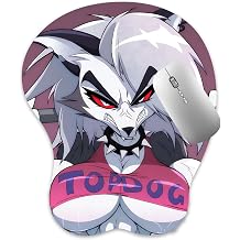 3D Mouse Pad Oppai Mousepad with Soft Gel Wrist Rest Anime Manga Gaming Boob pad Anti-Slip Mouse Mat loonaa 25