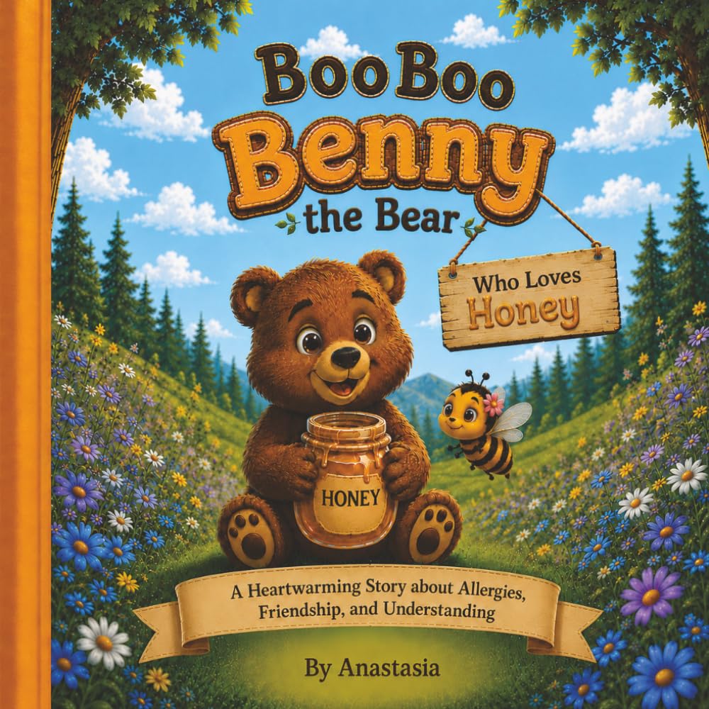 Boo Boo Benny Loves Honey: Benny the bear loves honey and becomes friends with a bee who stings him