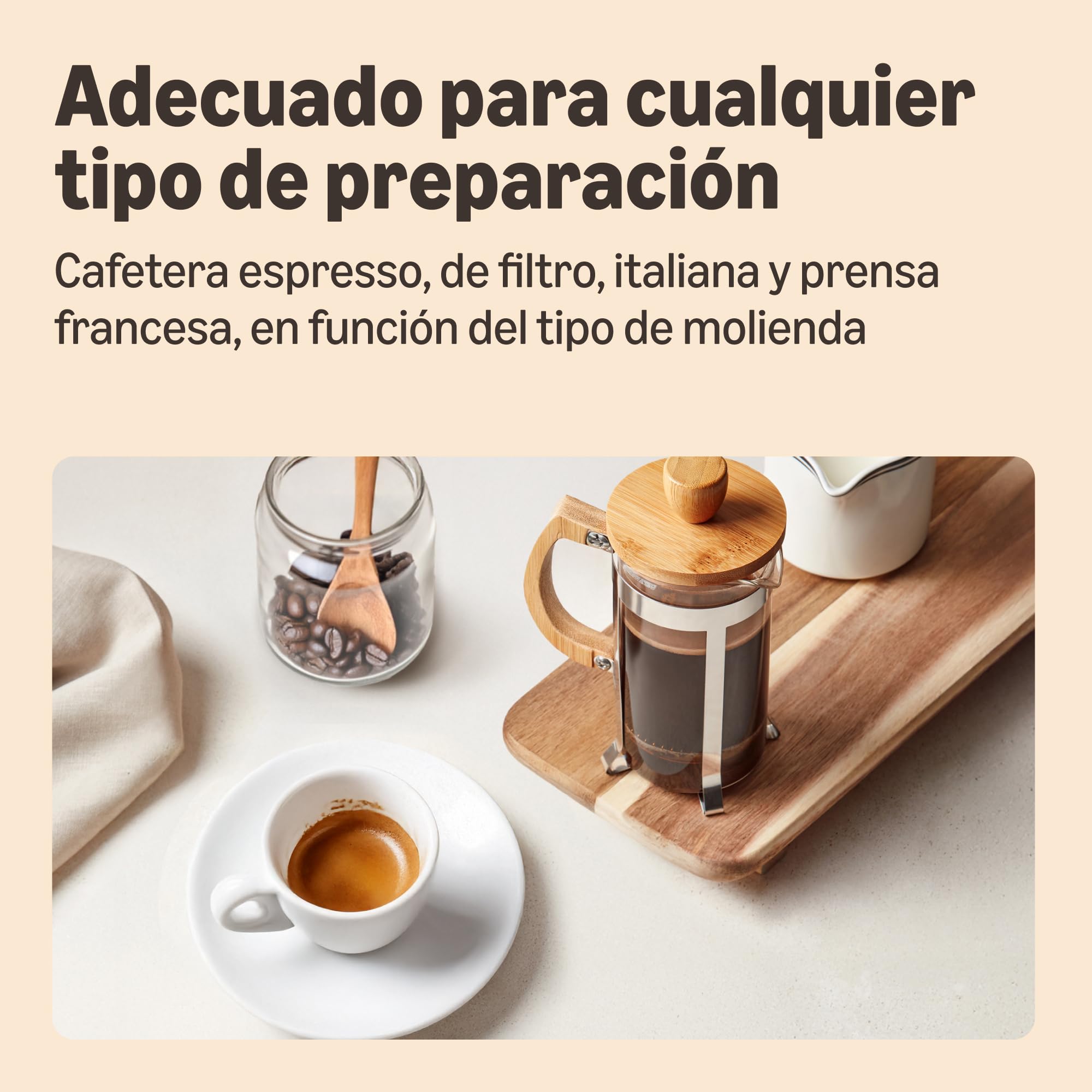 Amazon Crema Café En Grano De Tueste Natural Intensidad 4, 1kg