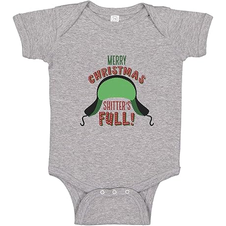 Merry Christmas Shitter's Full Holiday Humor Baby Bodysuit