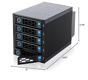 Amazon.com: RackChoice Internal Hard Drive Enclosure 5x2.5