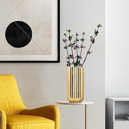 RICHTER Ceramic Vase (Gold, Standard)