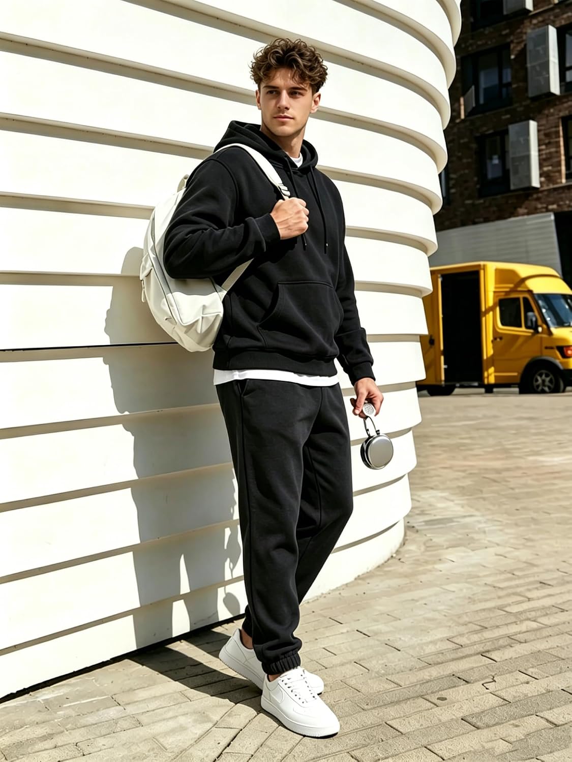 Sweat Suits Men Jogging Tracksuits 2 Piece Set Casual Athletic Hoodie And Sweatpants Outfits