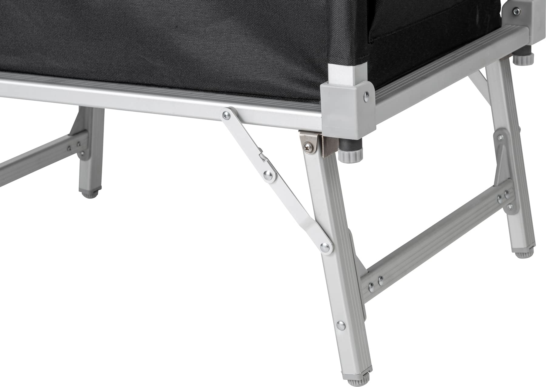 BRUNNER 0422091N.C06 Meuble de Cuisine de Camping Compact Peu encombrant idéal pour Van et Minibus Azabache Cube avec Plateau en Bambou