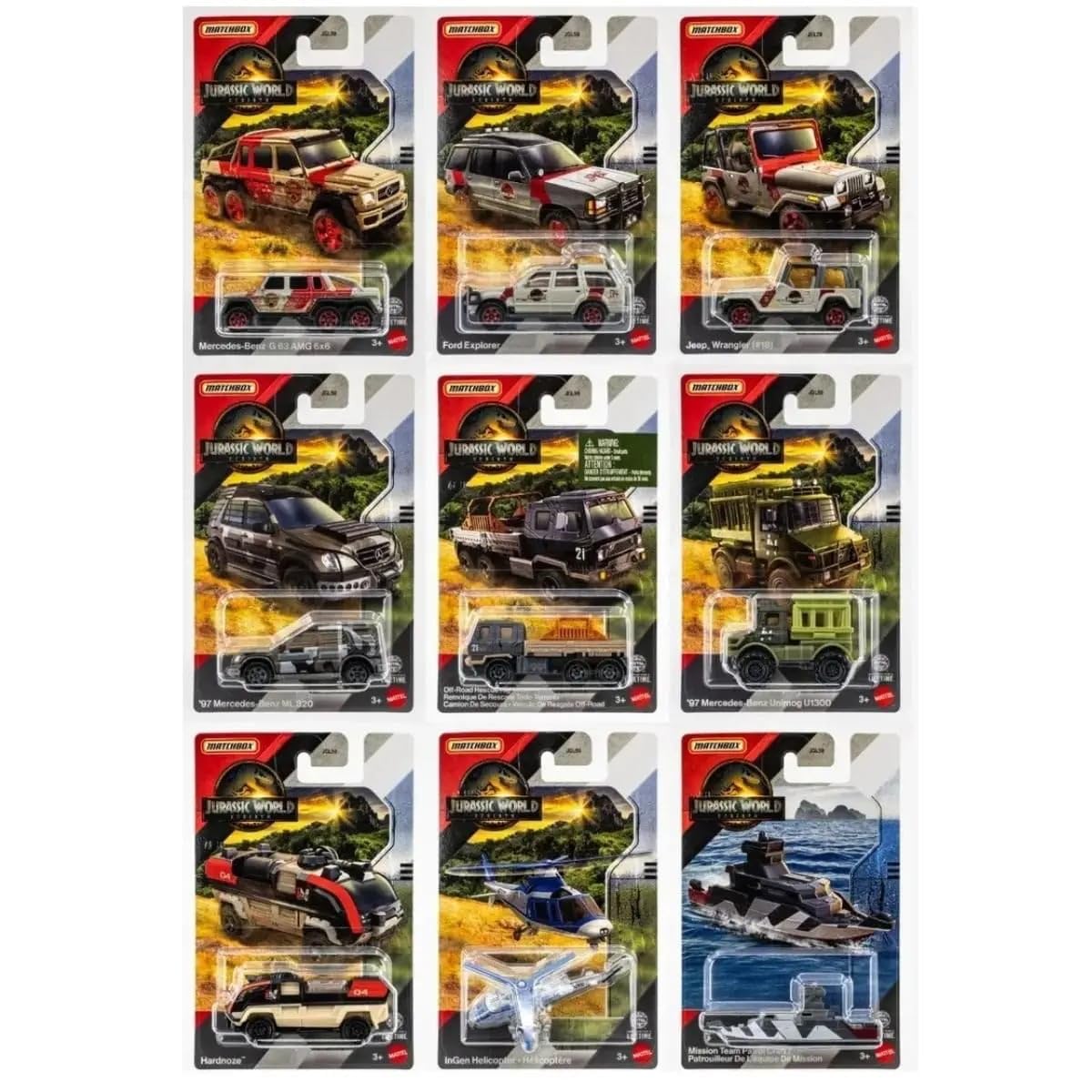 Amazon.com: Jurassic World Matchbox Legacy Collection Die-Cast
