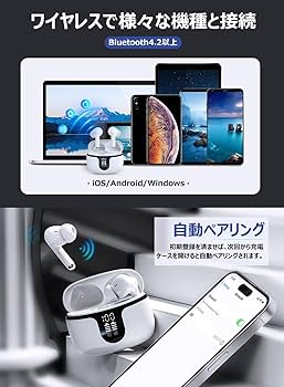みの様 Amazon.co.jp: 【2024 Bluetooth5.4 音質向上版】 イヤホン