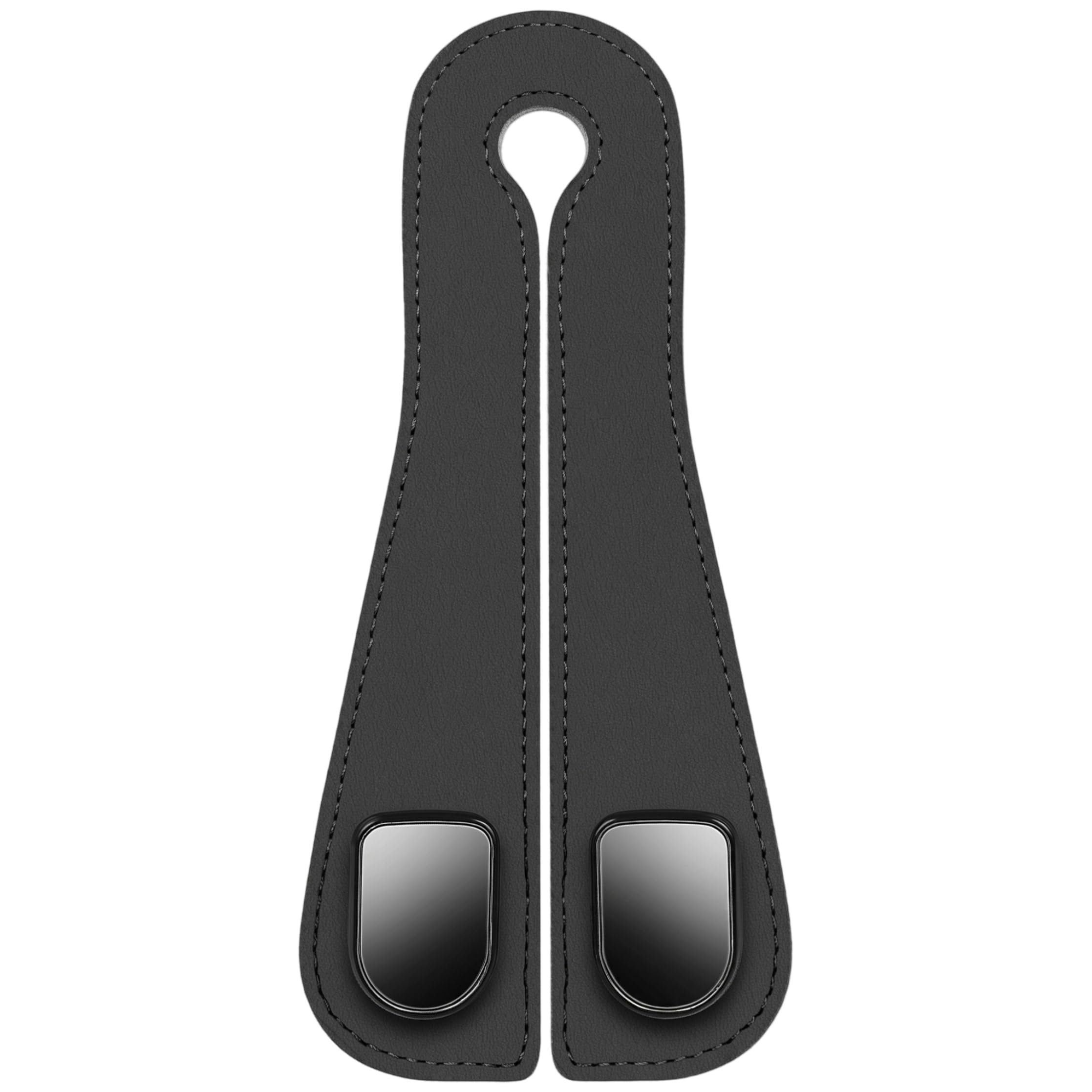 Monetais Purse Hanger for Car, Heavy Duty Car Seat Headrest Hooks Double Hook Purse Holder Adjustable Hidden Storage Hooks for Purses & Bags (Black) Hook for