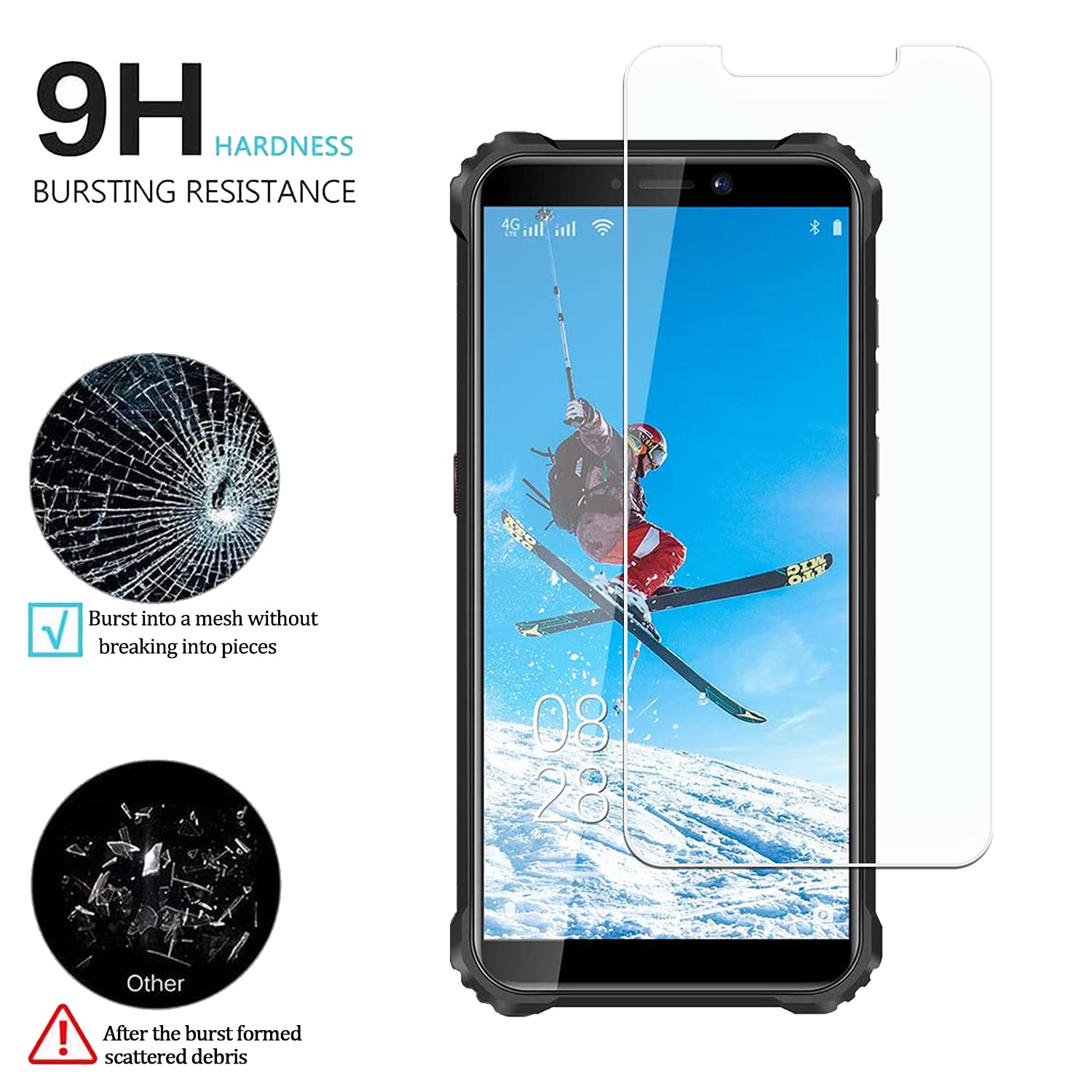 BROTECT Protector Pantalla Para Oukitel WP5 Protector