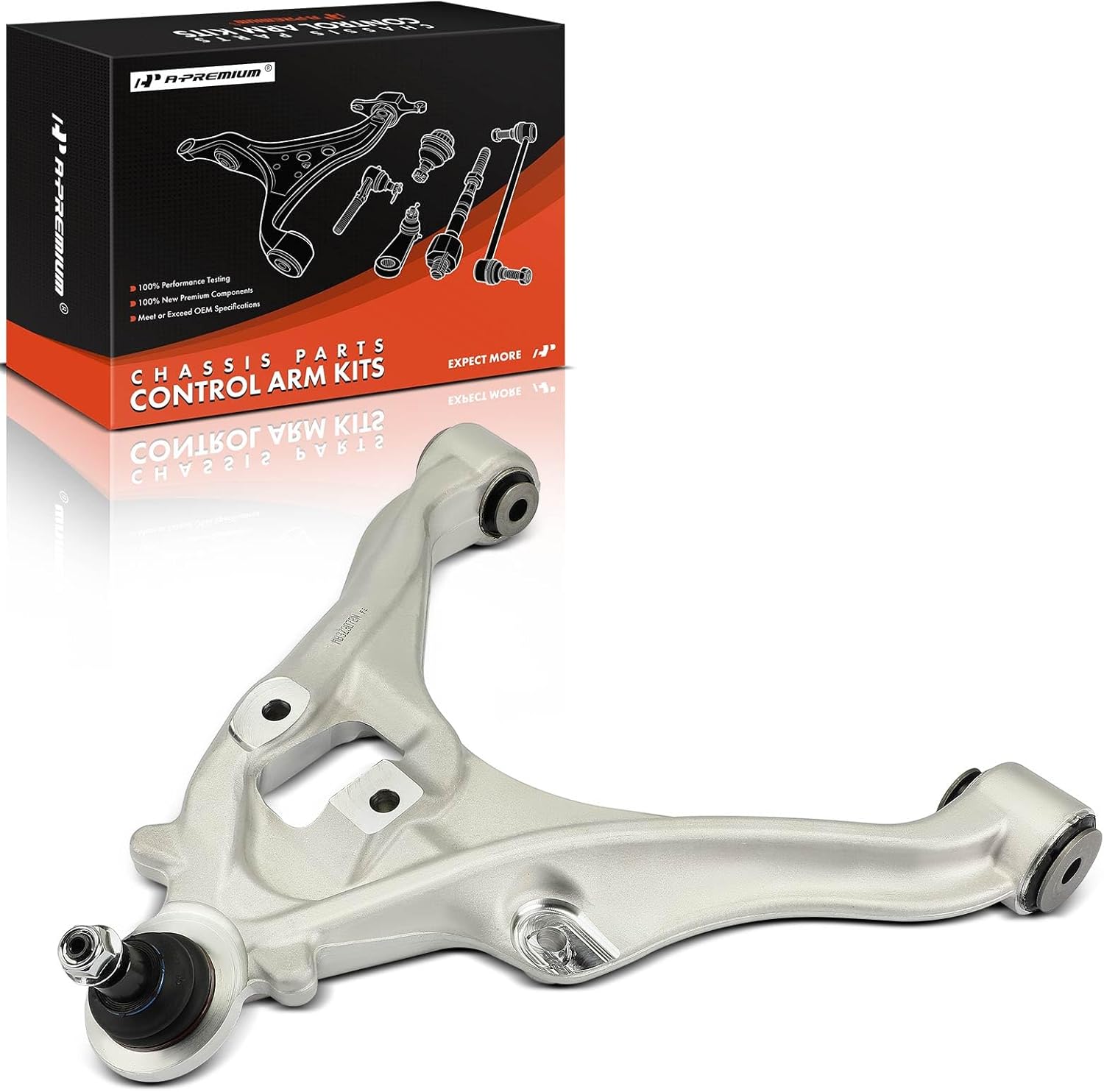 A-Premium Front Right Lower Control Arm, with Ball Joint & Bushing, Compatible with Ford Bronco 2021 2022 2023 2024