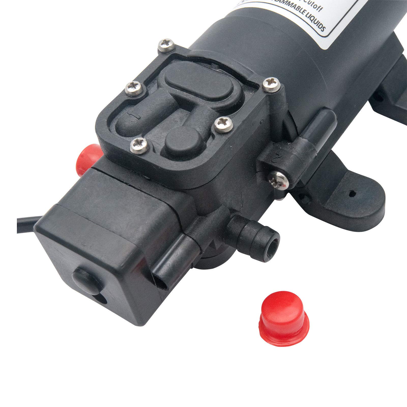 Pompe à eau pour véhicule récréatif, DC 12 V 35 PSI haute pression, pompe à membrane à eau auto-amorçante pour camping-car, bateau marin
